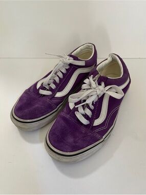 Vans Purple Suede Old Skool Shoes Women’s Size 6 Men’s Size 4.5